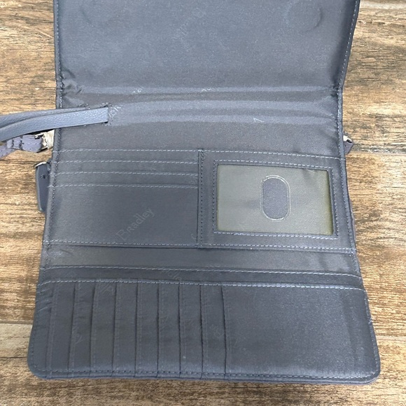 NWT Vera Bradley 3-in-1 Crossbody Bag Purse Wallet + Wristlet Carbon Gray Quilt - Picture 3 of 11